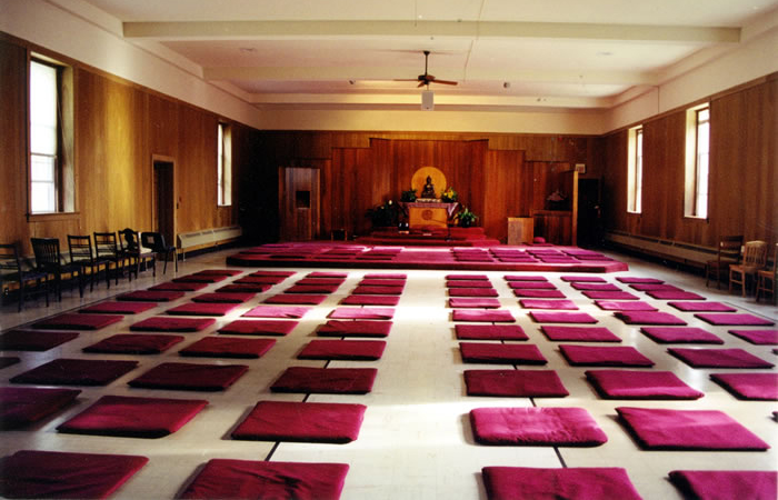 After 30 years of service, our beloved meditation hall headed for a renovation in early 2006.